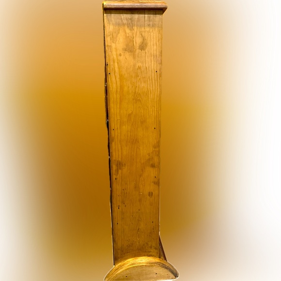 VTG CD GAME MEDIA ACCESSORY HOLDER WOODEN CABINET 5 CUBBY SHELF SHELVES 30 3/4” - Picture 4 of 15